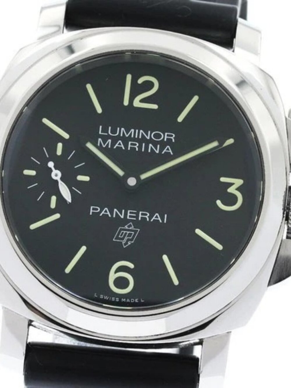 PANERAI Luminor marina logo PAM00776 black Dial Hand Winding Men's Watch_957915
